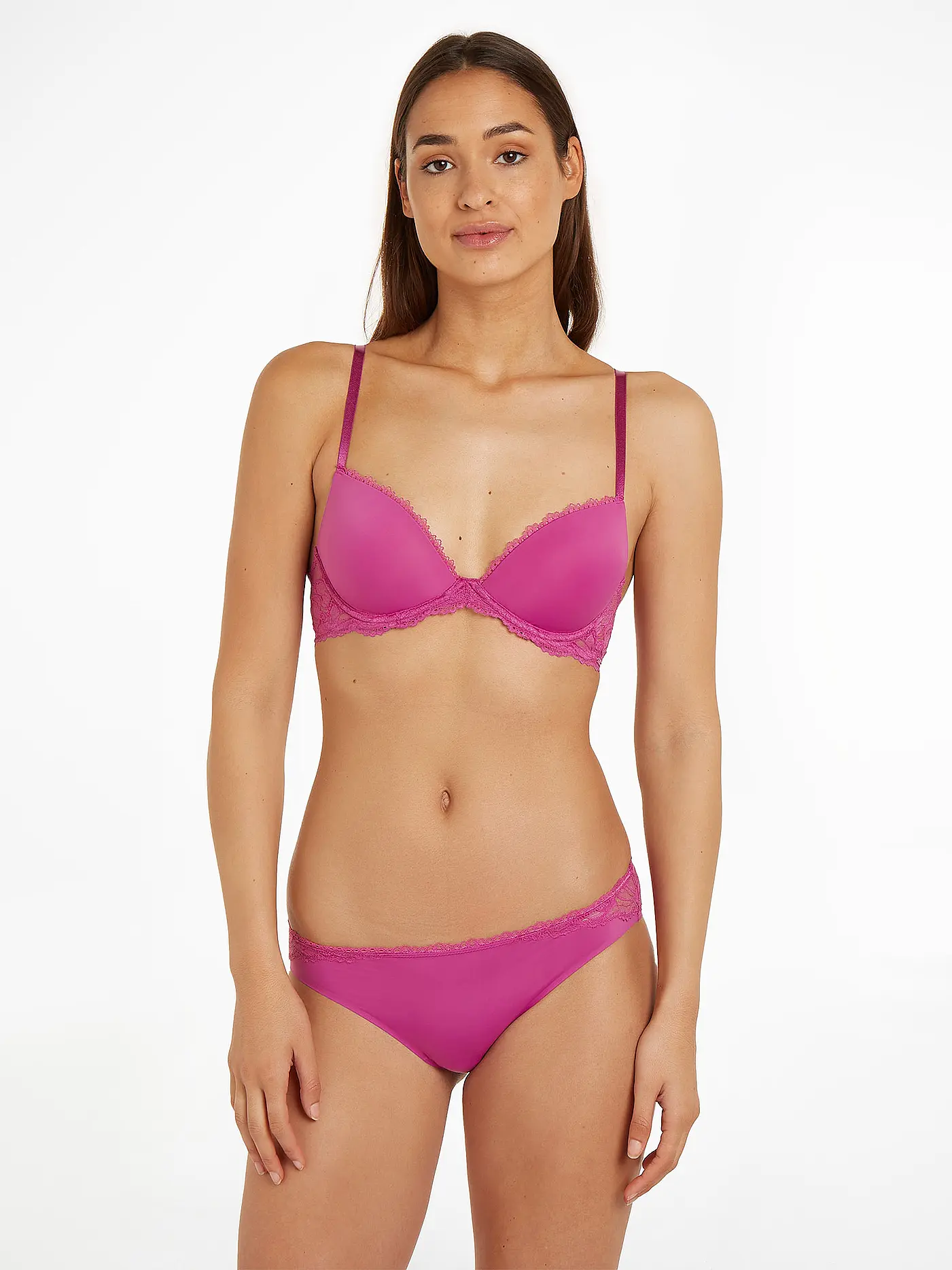 CALVIN KLEIN | Push Up BH Seductive Comfort black | pink